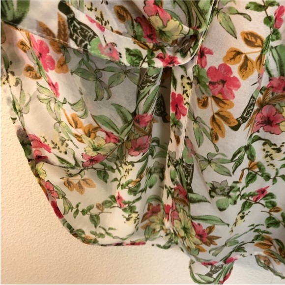 American Rag White Floral Long Sleeve Dress - Picture 8 of 13